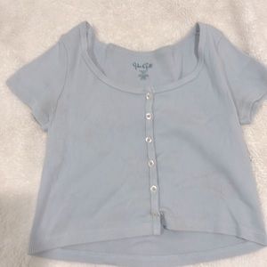 Blue Crop TShirt